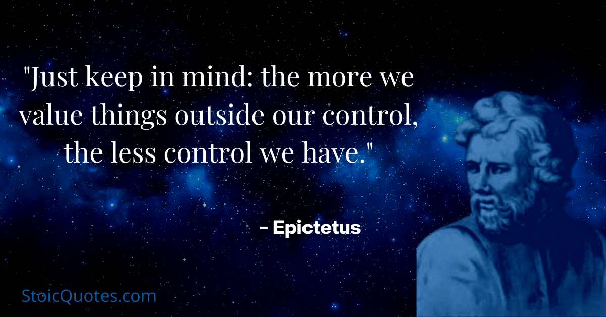 epictetus image and quote on control