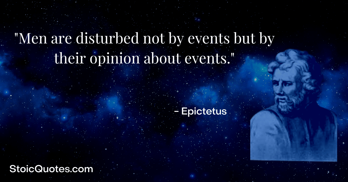 epictetus image and stoic quote