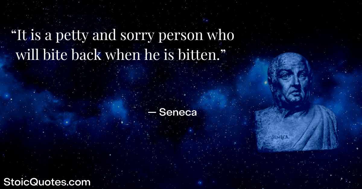 seneca image and quote about anger
