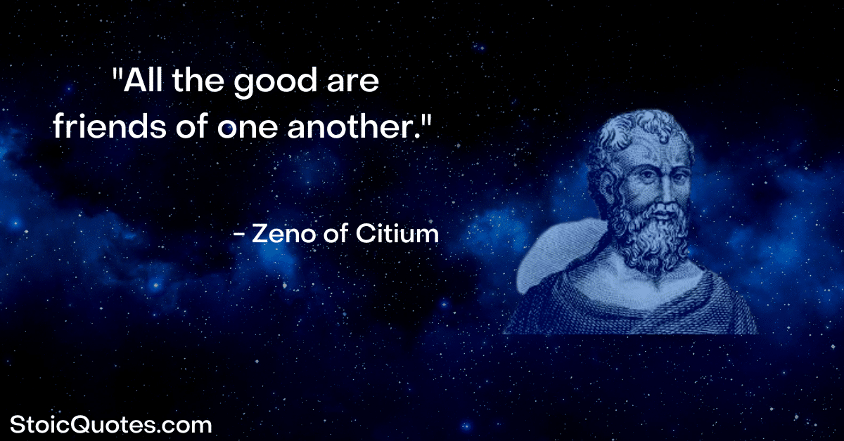 zeno image and quote about goodness