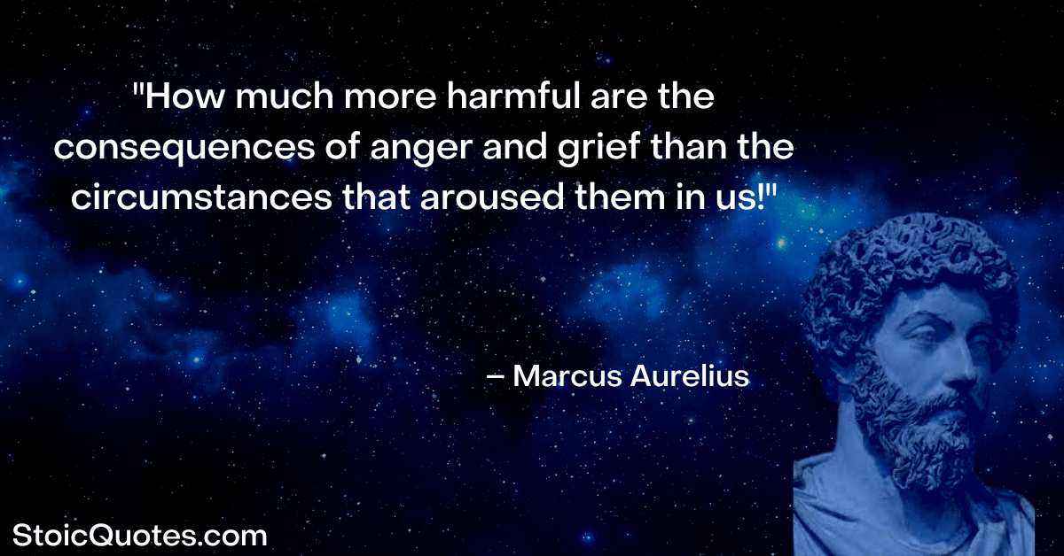 marcus aurelius stoic quote about grief 