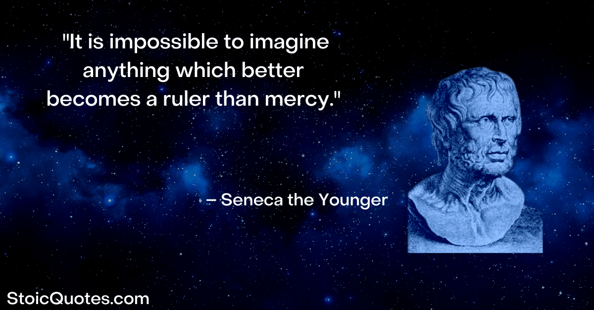 seneca the younger image and quote about leadership