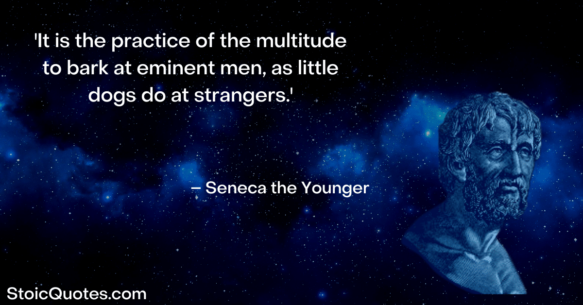 seneca image and quote about envy