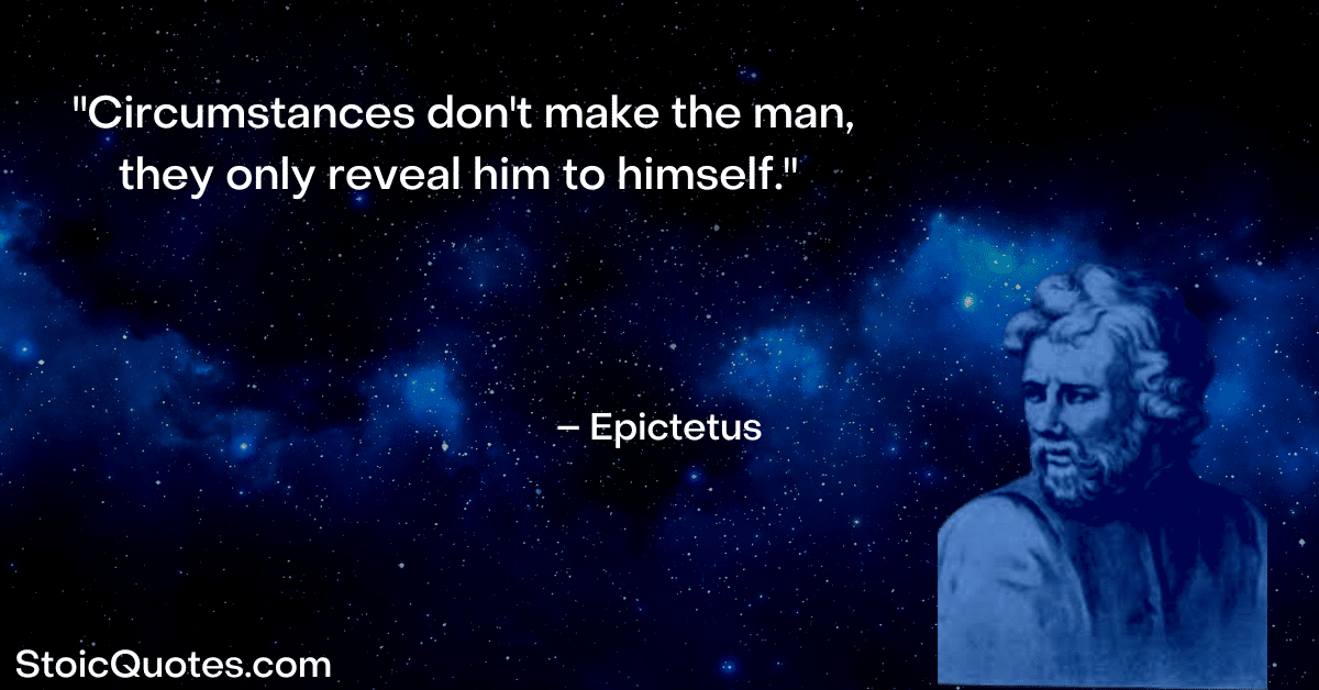 epictetus image and quote about adveristy