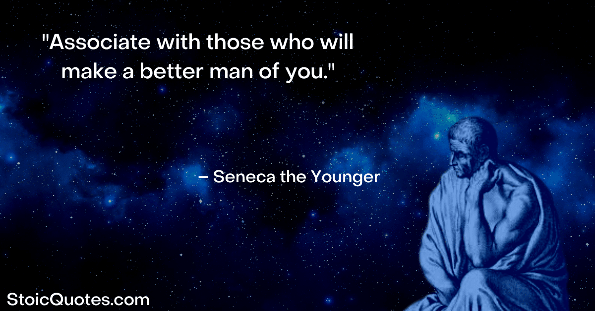 seneca image and quote about questions you should ask yourself