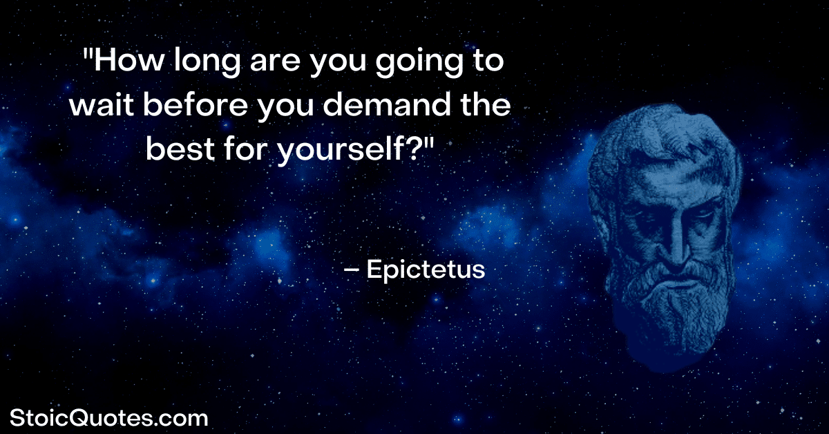 epictetus image and quote about self awareness