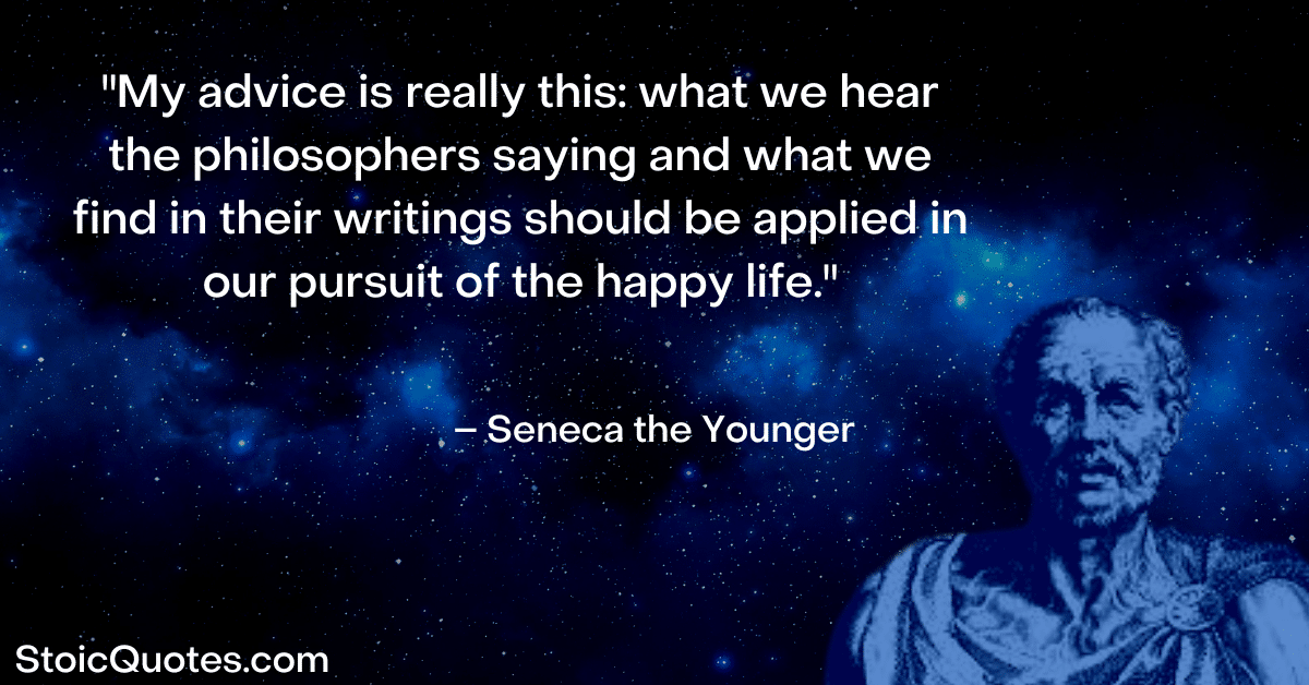 seneca image and quote about how to journal and quotes