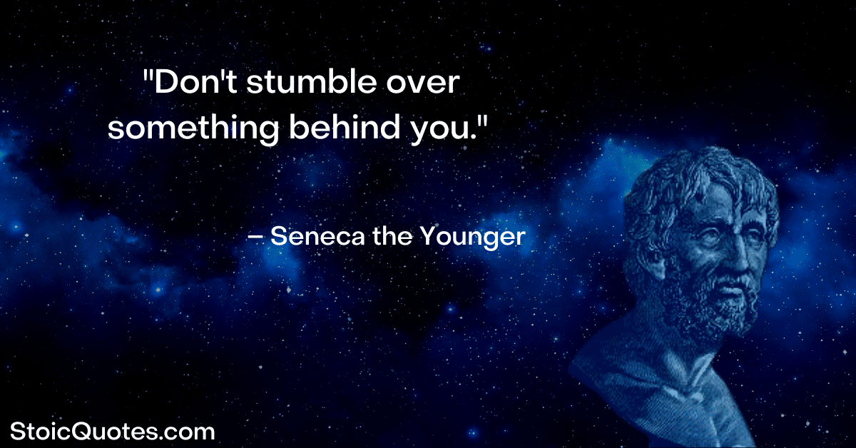 seneca the younger quote about the past
