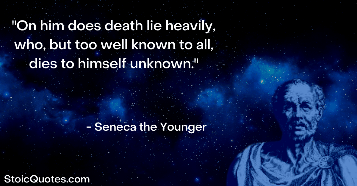 seneca image and quote about how to stop being a people pleaser and death