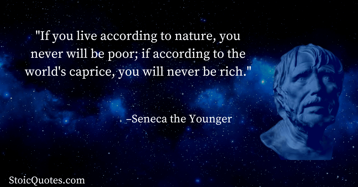 seneca the younger basic stoic principles to live by