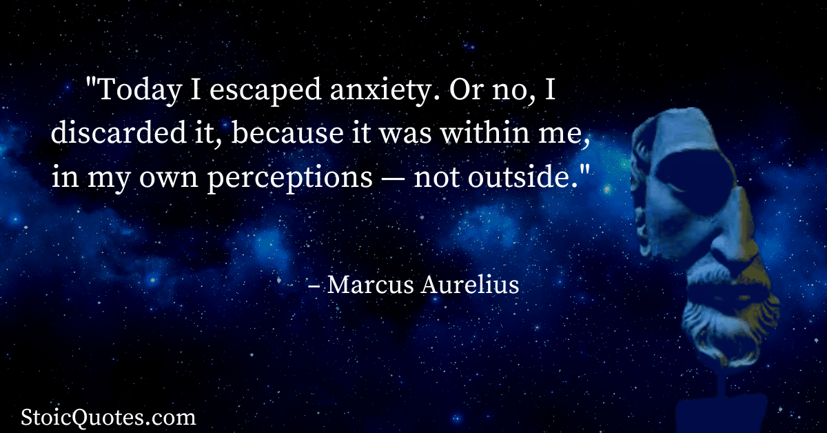 marcus aurelius quote is stoicism good or bad