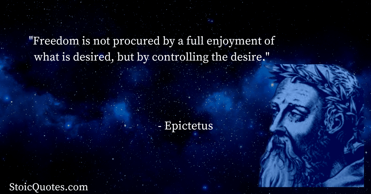 epictetus image and quote about stoic mental health