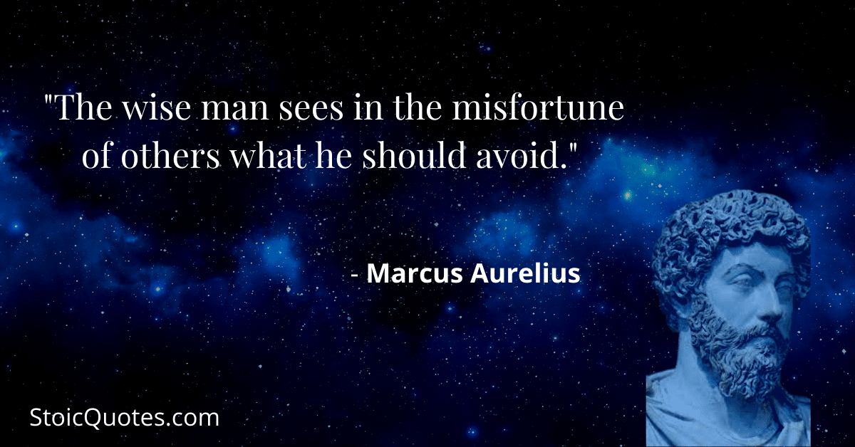 marcus aurelius image and quote on wisdom