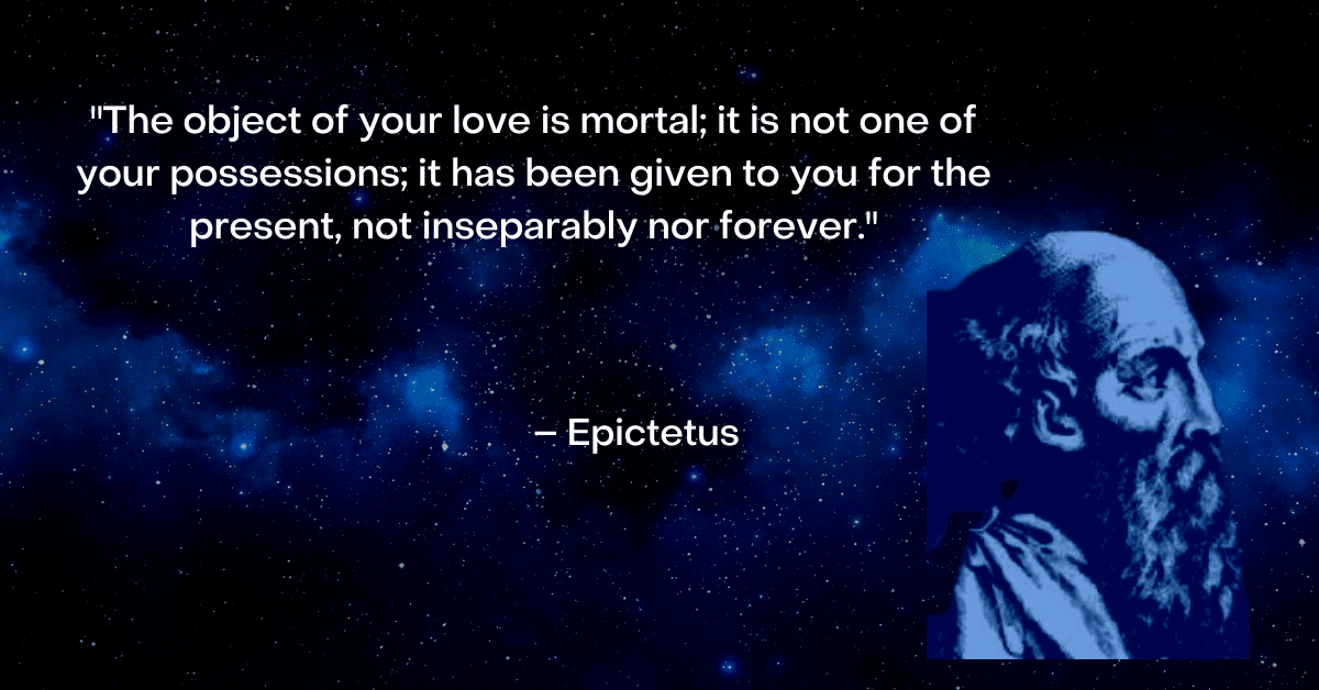 epictetus image and quote about love