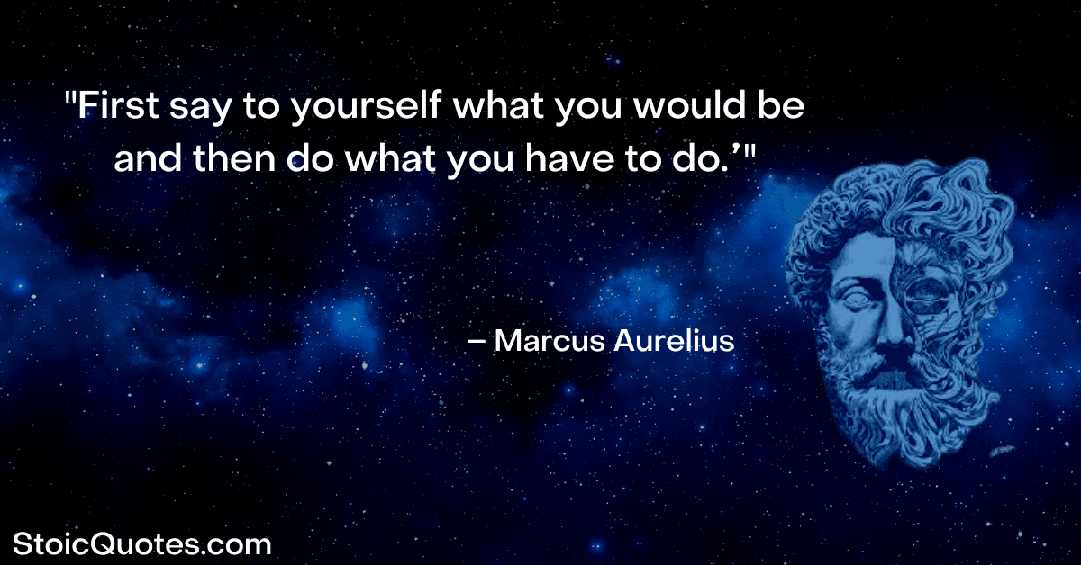 marcus aurelius image and quote about How to Plan Your Life