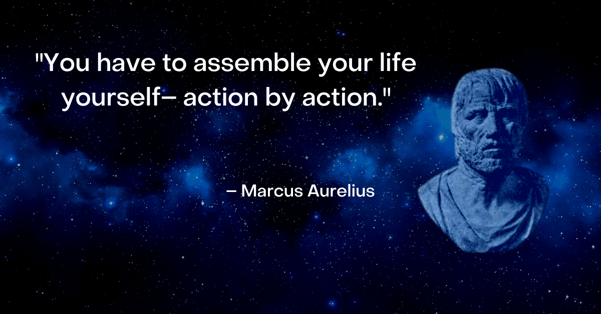 marcus aurelius image and quote about how to say 'no' to people