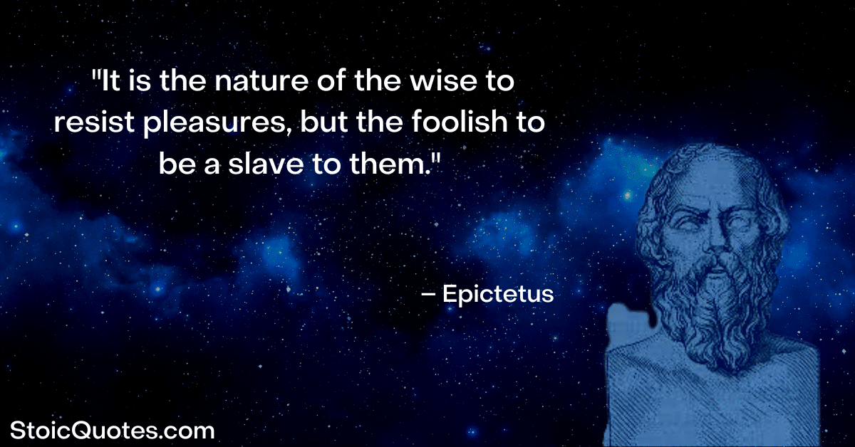 epictetus image and quote about how to be wiser