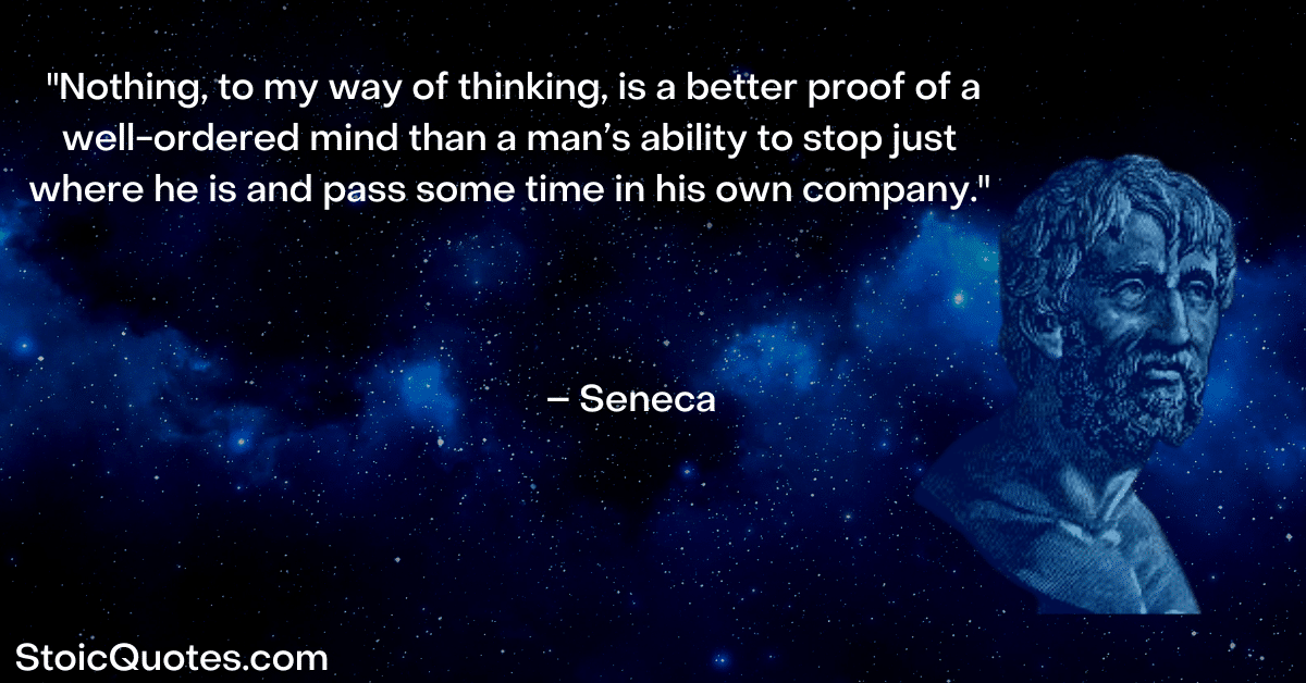 seneca image and quote about overthinking things