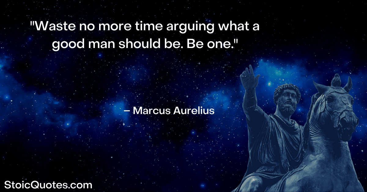 marcus aurelius image and quote about Fortune Favors the Brave