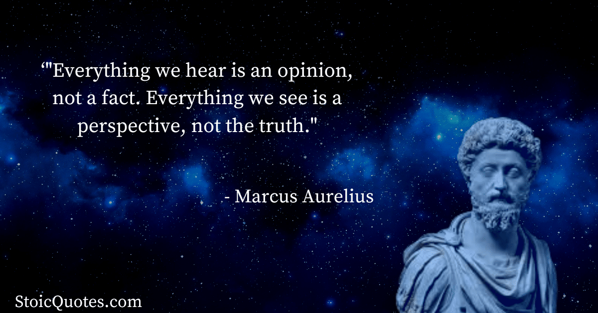 marcus aurelius image and quote cognitive distancing
