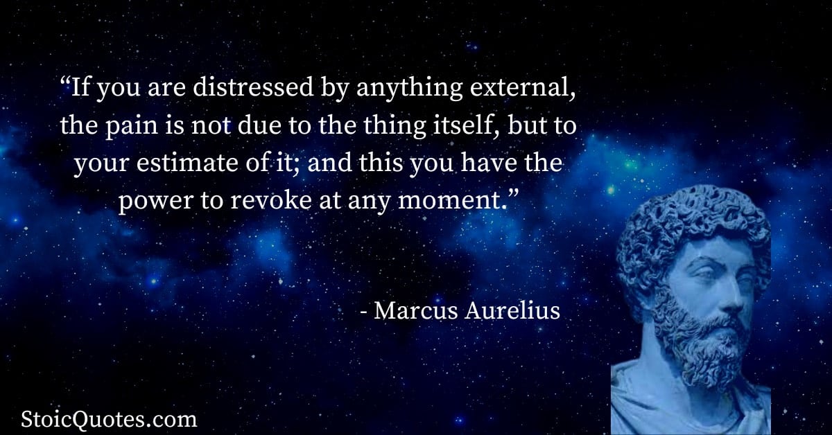 marcus aurelius image and quote stoic quotes on pain